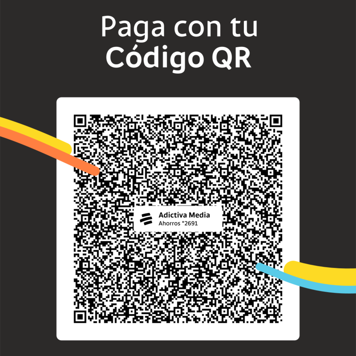 Código QR Bancolombia Adictiva Media